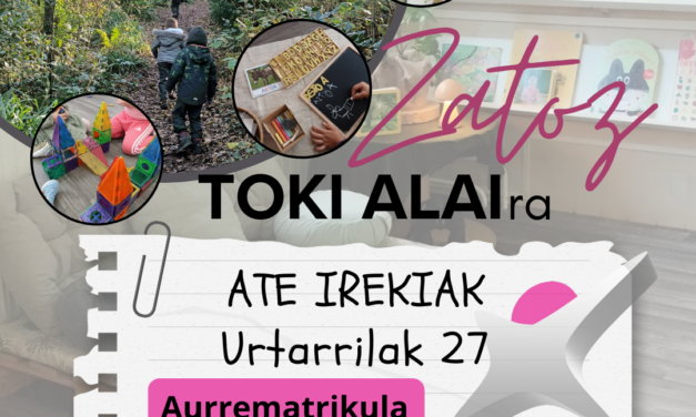 2026-27 IKASTURTERAKO MATRIKULAZIOA